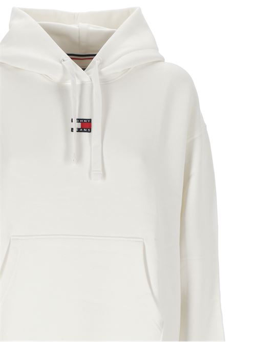 Boxy sweatshirt with hood and badge TOMMY HILFIGER | DW0DW17326YBR